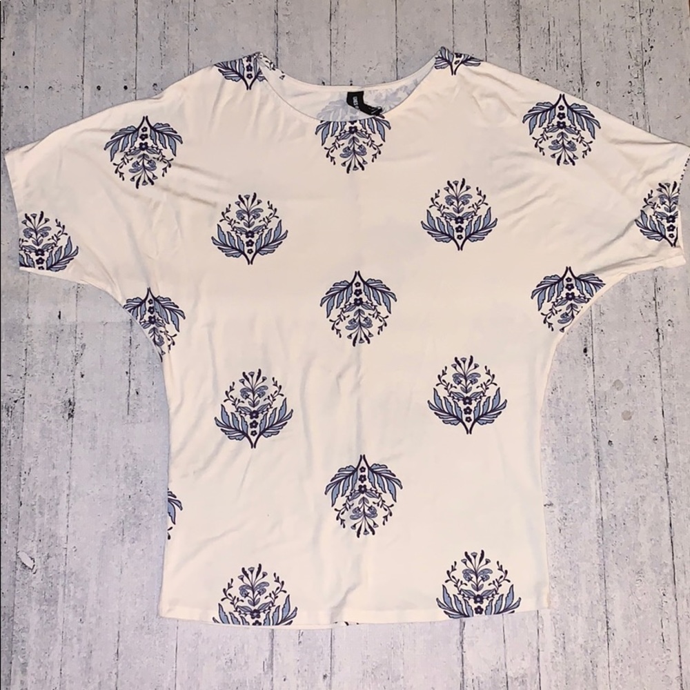 cream Agnes & Dora short-sleeves Dolman top 🌀
